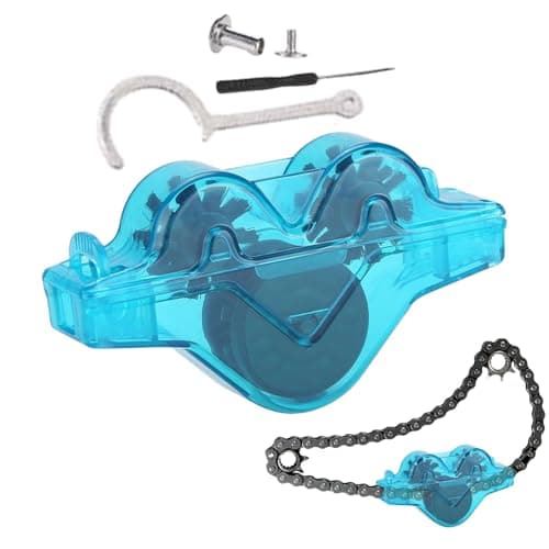 Tuxuseo Bicycle Chain Cleaner Set, Complete Set with Chain Cleaner, Waterproof Bicycle Accessories for Touring, Fitness, Road Bike, Travel and Workshop