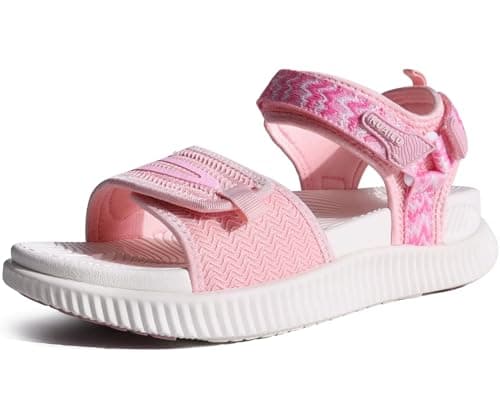 KuaiLu Womens Orthopedic Recovery Walking Arch Support Sandals Pink 6
