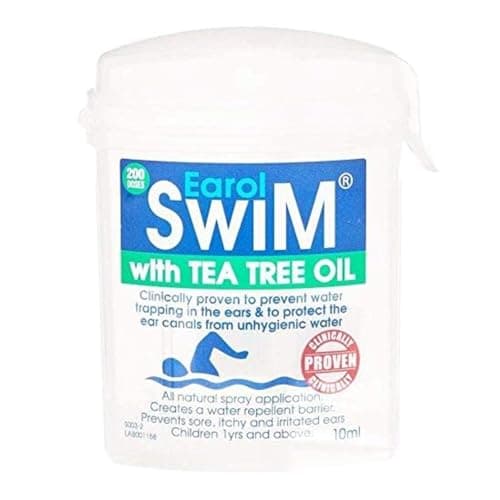 Earol Swim Ear Spray with Olive & Tea Tree Oils, 10ml (Pack of 1)
