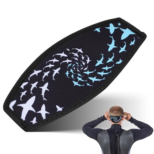CIMAXIC Double Layer Rear Mask with Adjustable Fit for Snorkeling Diving