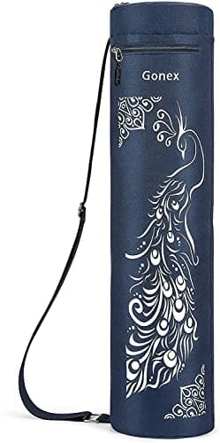 Gonex Yoga Mat Bag, Full-Zip Mat Carrier, Dark Blue