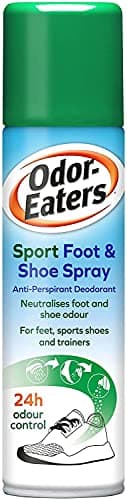 Odor-Eaters, 24 Hour Odour Destroying Antiperspirant Foot and Shoe Spray for Sport Shoes, 150 ml