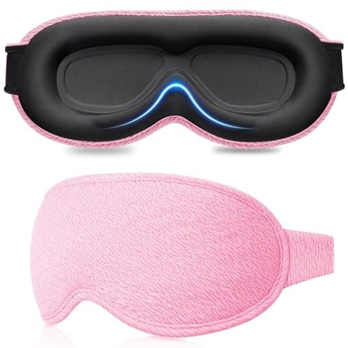 Gritin 100% Blackout Sleep Masks for Women & Men - Zero Eye Pressure Mask