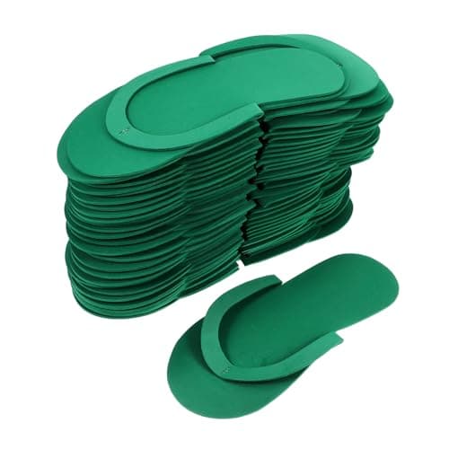Disposable Foam Pedicure Slippers 36 Pairs Multi Color Flip Flop for Salon Nail Spa Guest Portable for Travel Supplies (Random Color)
