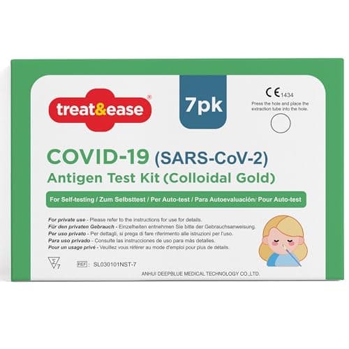 SOL 7pk COVID-19 Antigen Test Kit - Nasal Self Testing
