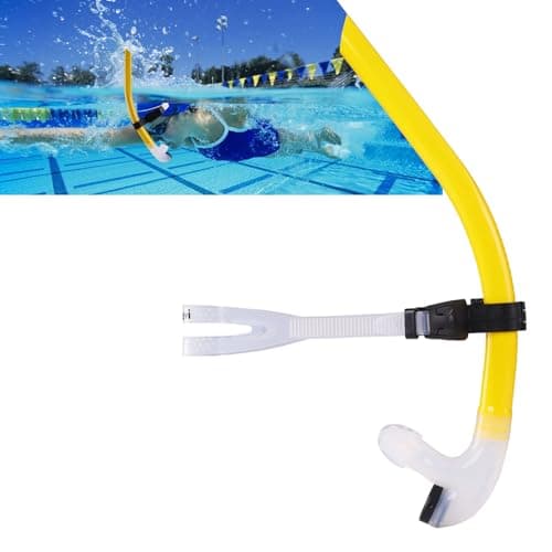 Focevi Swim Snorkel for Lap Swimming,Adult/Youth Training Swimming Snorkel