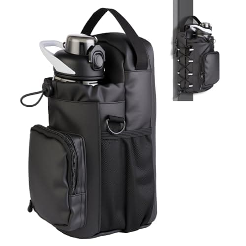 ZenithAura Magnetic Gym Bag for Women and Men, 64 OZ Water Bottle Holder with Phone Pockets and Shoulder Strap, Sports Bag, Magnetic Bag Gym for Sports, Work, Travel, Fit