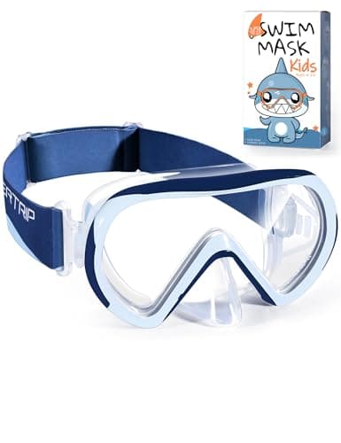 Supertrip Kids Swimming Goggles with Nose Cover for Ages 6-14