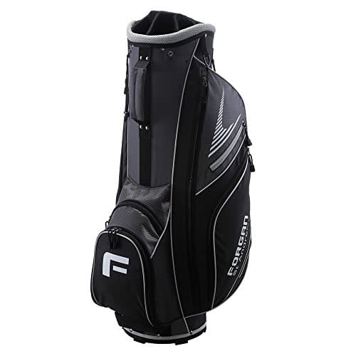 Forgan of St Andrews Super Lightweight Golf Trolley Bag w/ 14 Club Dividers Silver