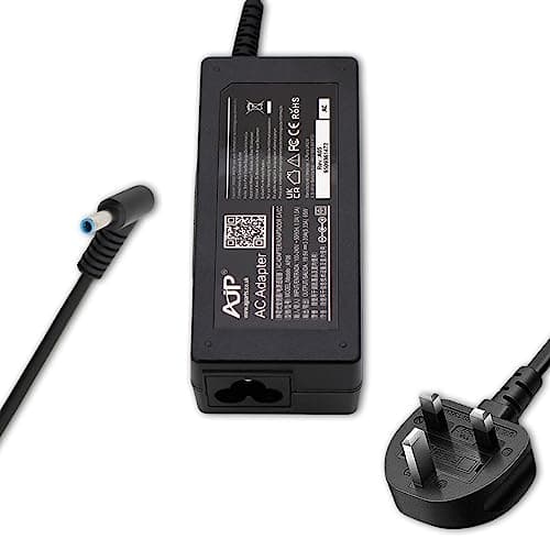 AJPARTS UK New Replacement For HP EliteBook Folio 1020 Bang & Olufsen Limited Edition (P4T88EA) Laptop Blue Tip Adapter 65W Charger Power Supply with 4.5mm x 3.00mm Pin Size PSU Adaptor Power Cord