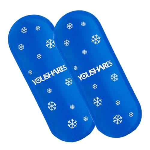 YOUSHARES Insulin Cooler Ice Pack - Reusable Ice Packs Medicine Cool Bag for Diabetic Insulin Cooler Travel Case, Nylon Ice Bags (2 Packs)