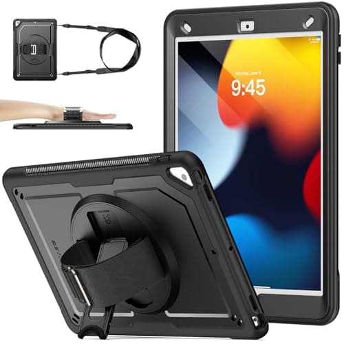 SEYMAC stock Case for iPad 9th/8th/7th Generation 10.2'' 2021/2020/2019