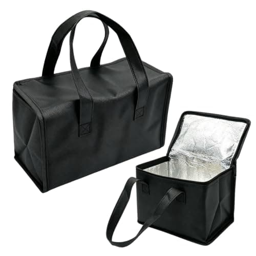 2 Pack Small Cooler Bags, 5L/7L Insulated Food Delivery Bags