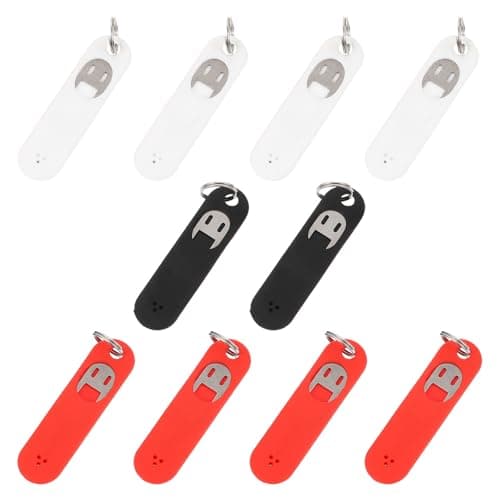 Didiseaon 10pcs Sim Card Eject Pin Set Phone Sim Removing Tool Iron and Silicone Lightweight High Toughness for Tablets and Smart Devices Random Color