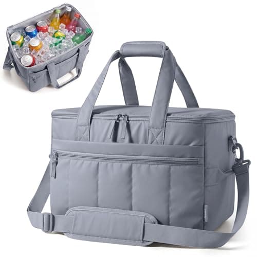 TOURIT Puffer Cooler Bag 48 Cans/32L 12h Insulated 100% Leakproof for Beach