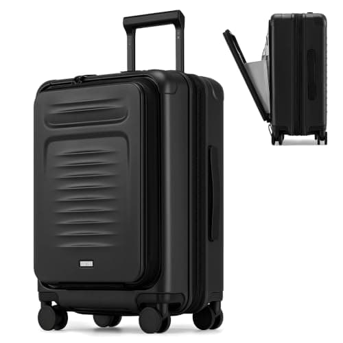 COOLIFE Cabin Suitcase with Laptop Compartment, Expandable Layer 56x40x25cm