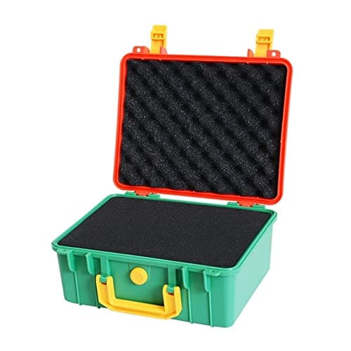 XRPOUXMTE Tool Box, Safety Instrument Kit Plastic Storage Kit Equipment Kit Outdoor Travel Case with Foam Inside