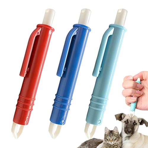 dzqad Tick Remover Tool | Tick Removal Puller Kit for Pet - Multifunctional Pet Grooming Supplies, Portable Quick Cleaning Tools for Yard Outdoor Travel Camping