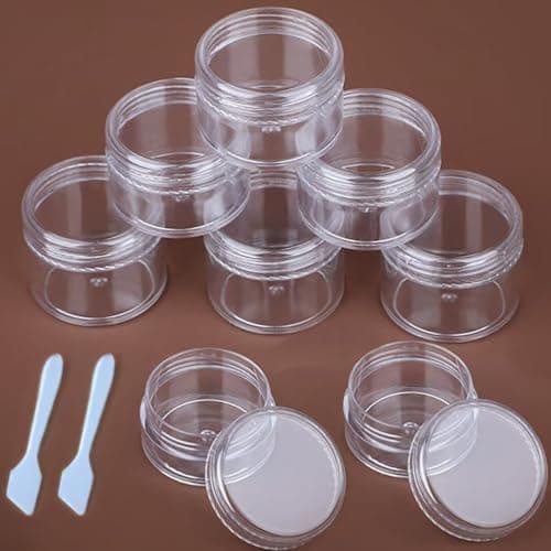 Luxiremi 5 pcs Travel Pots for Toiletries and Cosmetics (5x10g)