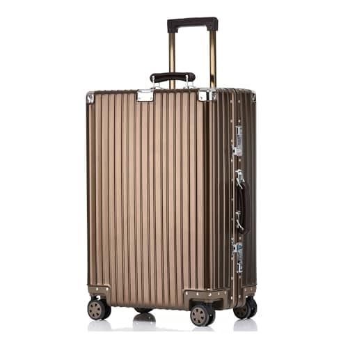 All Aluminium Hard Shell Suitcase Medium Size Travel Metal Suitcase