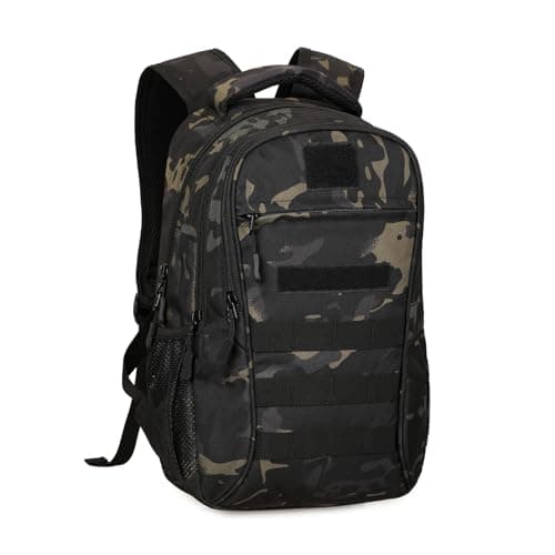 HUNTVP Small Backpack 15L/25L, Tactical Military Backpack Molle Rucksack for Men & Women, Versatile Daypack for School, Work, Cycling, Motorbike