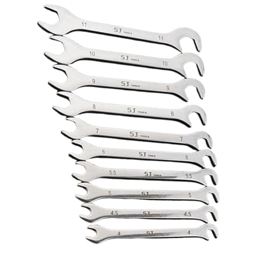 Ultra Thin Metric Wrench Set 10 Pieces Motorcycle Repair Tool