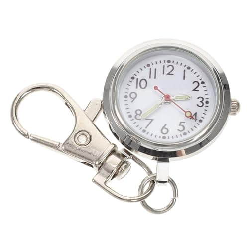 Students Pocket Watch Luminous Pointer Alloy Silver for Back to School