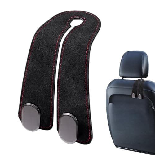 Car Handbag Holder Faux Leather Double Metal Organizer Universal