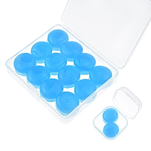 Fantasyon6 Pairs Silicone Ear Plugs, Reusable Noise Cancelling
