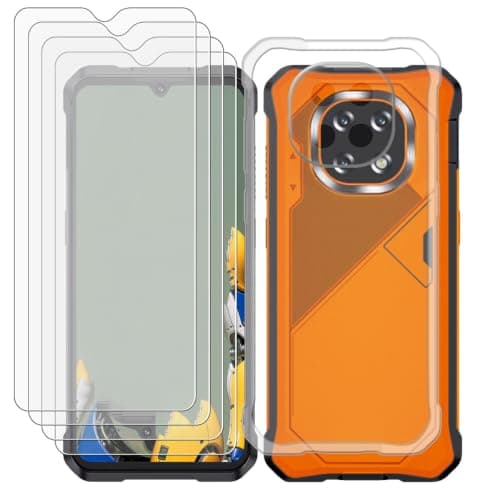 AQGGIIXY Case with 4 Pack Screen Protector for Cubot kingkong ES 5