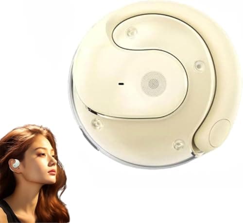 Delighteal AI Translation Earphones, AI Translation Wireless Ows Bluetooth5.4 Earphones, Translation Earbuds Real Time, Supports 146 Languages, Portable Translator Device (1 Pc Khaki)