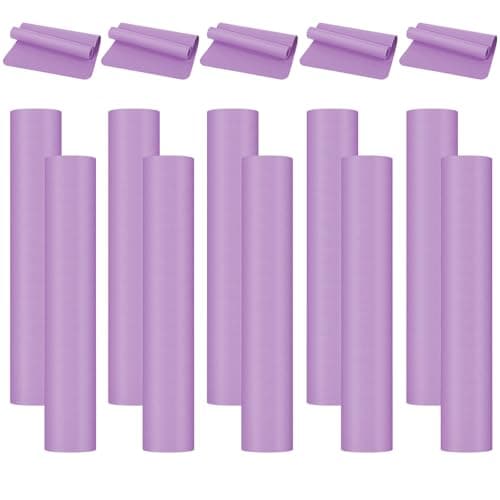 LEIFIDE 10 Pack Yoga Mat Bulk 68'' x 24'' x 4mm Thick Yoga Mat, Purple