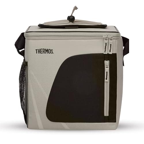 Thermos Radiance 17L Insulated Family Cool Bag Sandstone – Large Picnic & Cooler Bag, Leak-Resistant Food-Safe Lining, Isotec Insulation Keeps Food Cold 5 Hours, Shoulder Strap & Storage Pockets