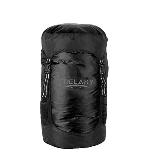 Frelaxy compression bag, 40% more storage space! Compression bag 11L / 18L / 30L / 45L, waterproof and ultralight sleeping bag: space saving camping equipment (black