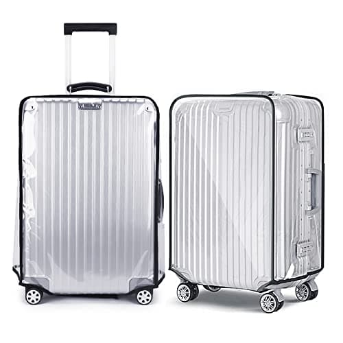 2 Pieces Clear PVC Suitcase Cover, 28 Inch Suitcase Cover Protectors