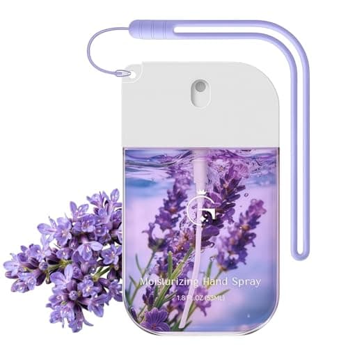 Hydrating Hand Mist Spray Moisturiser,Lightweight Moisturizing Hand Spray,Refreshing Travel Size Ha/nd Gel,Portable Pocket Ha/nd Sp/ray for Moisturizing,Cleanses Your Han/ds(Lavender Flavor)
