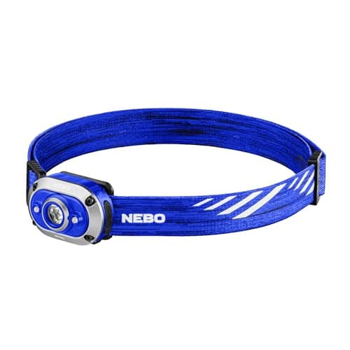 NEBO Mycro 450 – 450 Lumen Rechargeable Head Torch & Cap Light, Blue