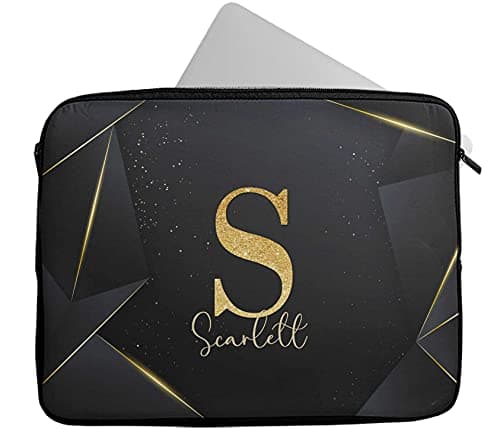 Novelty Things Personalised Any Name Patterned Design Laptop Case Sleeve Tablet Bag Chromebook Gift 266 (14-15 inch)