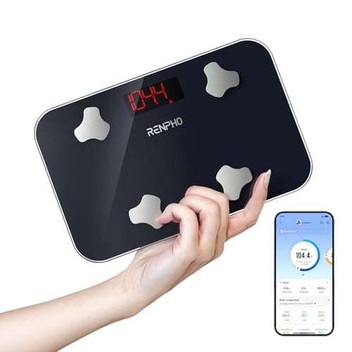 RENPHO Travel Scales for Body Weight with App, Compact, 11.02" x 7.09"