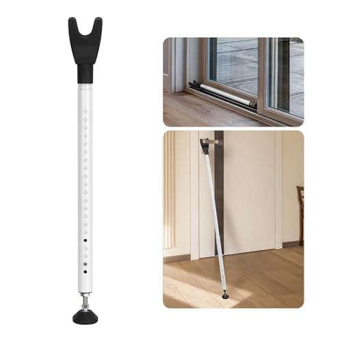 WENLISELL Adjustable Door Security Bar, 50-132cm