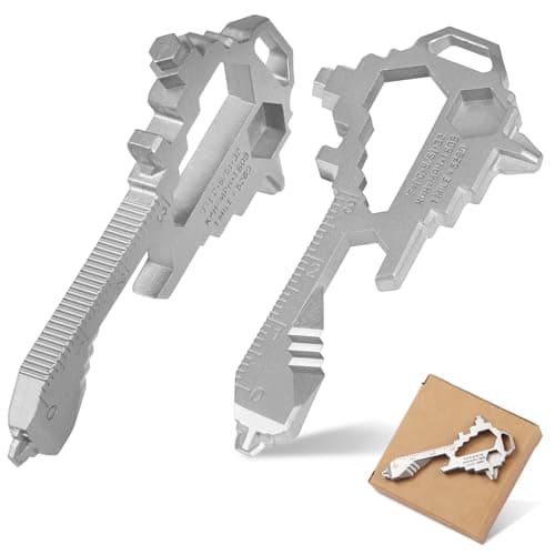 Herda Keychain Multitool – EDC Tool with 17+ Functions Gifts| Small Bottle Opener keychain with Screwdriver,Wrench,and Box Cutter for Travel,Outdoor,Everyday Use Gifts for Men Dad Gifts–TSA Safe