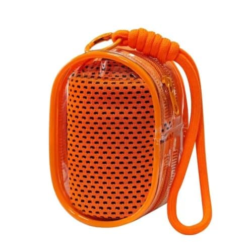 Cooling Towel, 30 * 100 cm for Neck and Face, Instant Chill Sports Cloth with Clear Carry Pouch, Lightweight Sweat Wicking Towel for Gym, Running, Hiking & Outdoor Recovery (Orange)