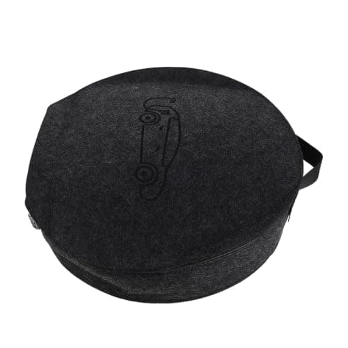 DEARMAMY Portable Ev Charging Cable Storage Bag with Felt Material, Wide Opening Design and Thoughtful Compartments for Travel and Garage Use, Safeguarding against Wear and Impacts