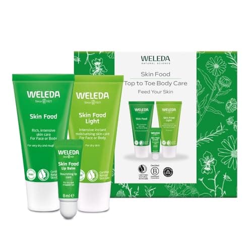 Weleda Skin Food Top to Toe Gift Set 3-in-1 Original Light Lip Balm