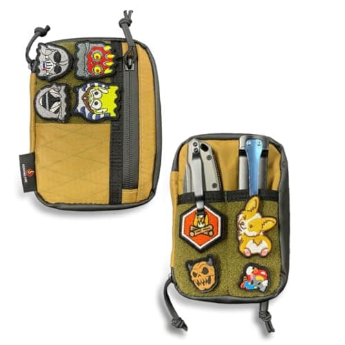 ROARING FIRE Brigos EDC Pouch, RFID Blocking, 3 Zippered & 5 Slip Pockets