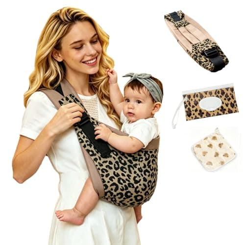 Baby Carrier for Hands-Fre, Ergonomic Sling, 3 Carry Positions, Lightweight