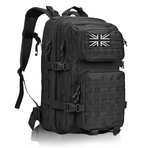 Geebymol 45L Military Tactical Backpacks Large Molle Army Assault Pack