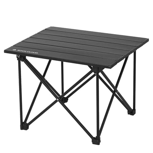 ROCK CLOUD Portable Camping Table Ultralight Aluminum Folding Beach Table Camp for Camping Hiking Backpacking Outdoor Picnic
