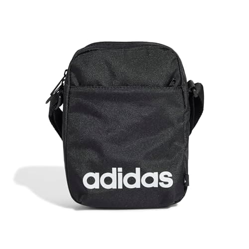 adidas Unisex Linear Organizer Waist Pack, black/white, One Size