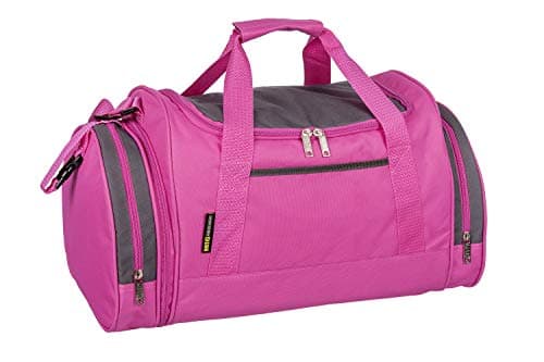 Mens & Womens Sports & Gym Travel Holdall Bag in Pink